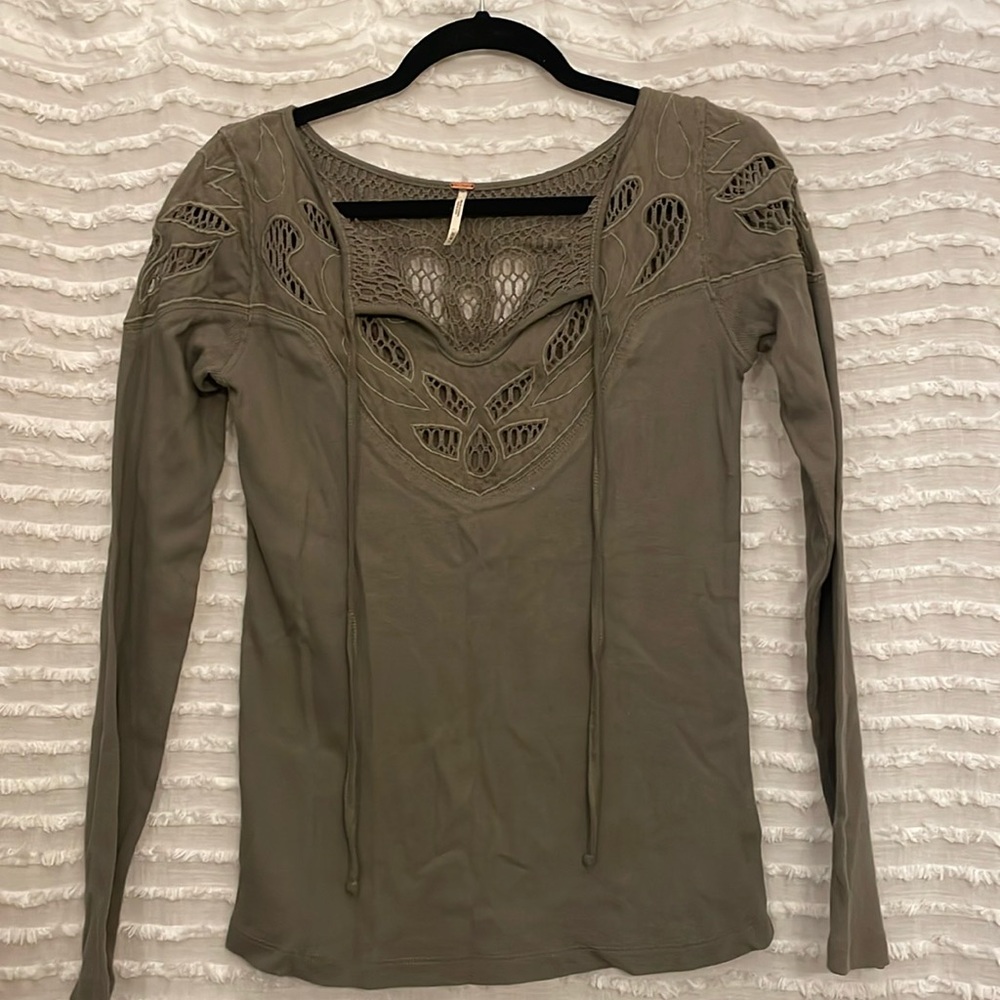 NWOT Free People Ribbed Top